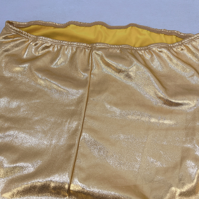 Metallic Coated Fabric Women Clothing Autumn Winter Sexy Tube Top Jumpsuit Trousers Women Overall