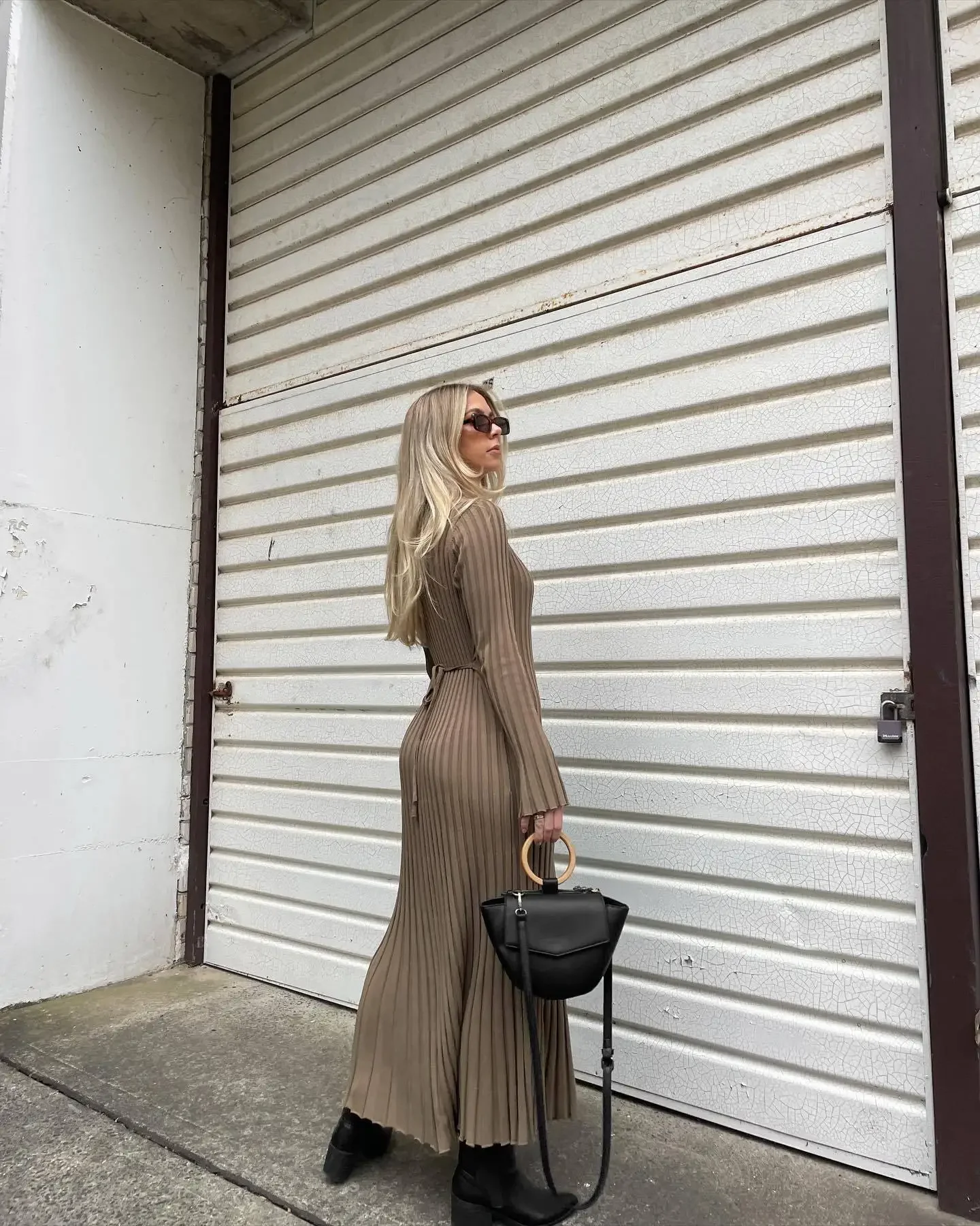 Fall Winter New Knitted Long Dress Female Casual Slinky High Waist Rib Sweater Bodycon Dresses Lady Holiday Party Outfits