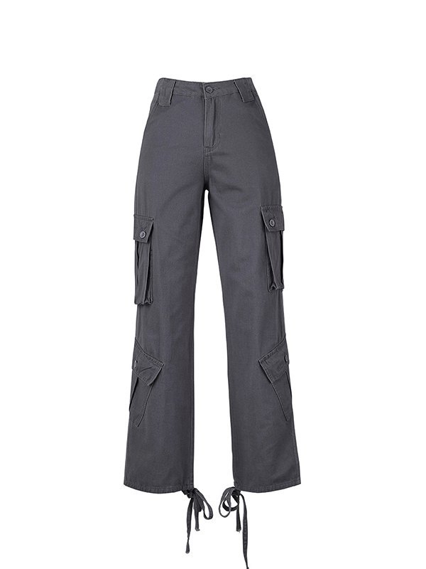 Straight Leg Vintage Y2K Cargo Jeans
