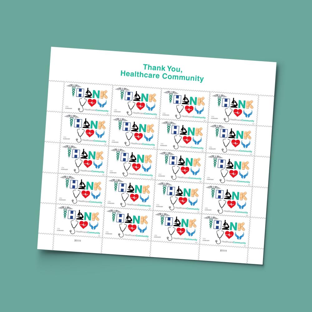 Healthcare Community Forever Stamp 2024