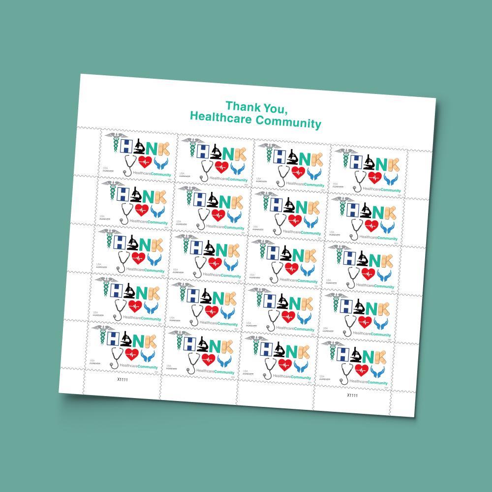 Healthcare Community Forever Stamp 2024