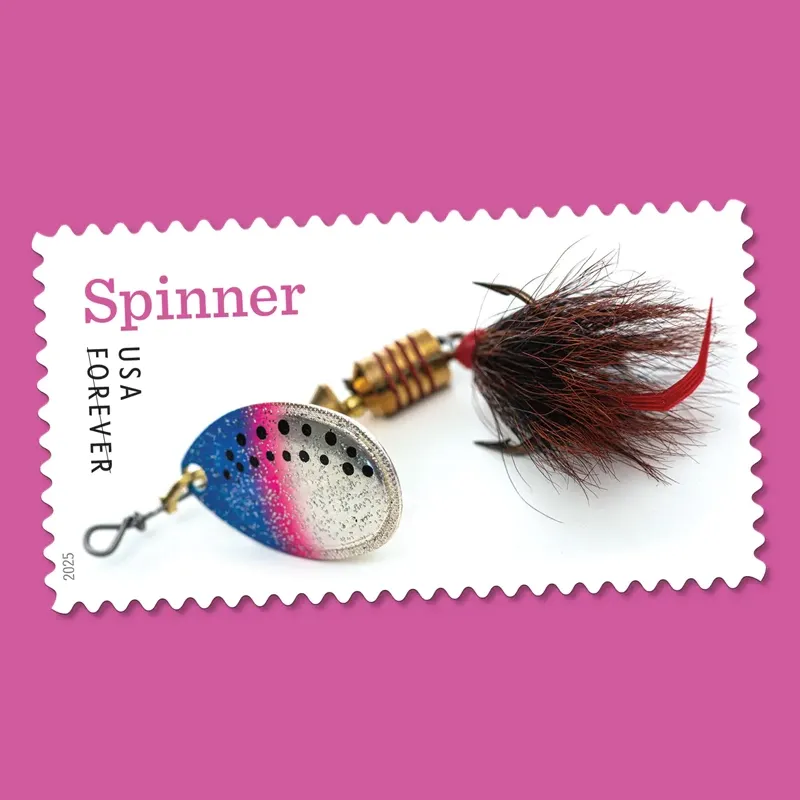 2025 Freshwater Fishing Lures Forever Stamps