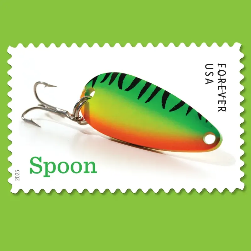 2025 Freshwater Fishing Lures Forever Stamps