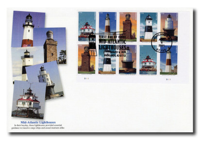 2021 Mid Atlantic Lighthouses Stamps 