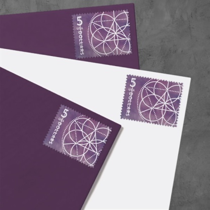$5 Floral Geometry Stamps