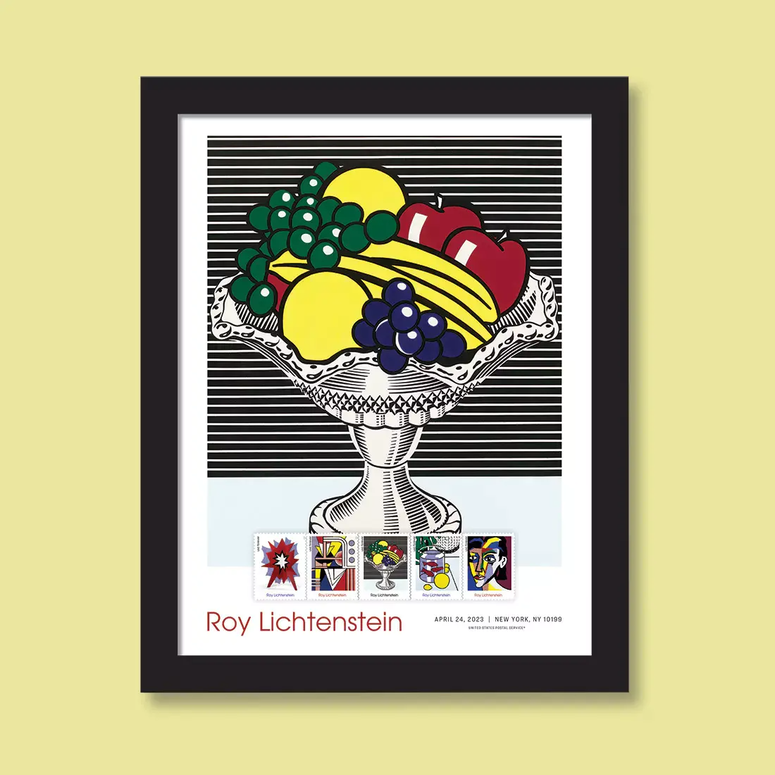 Roy Lichtenstein Stamps 2023