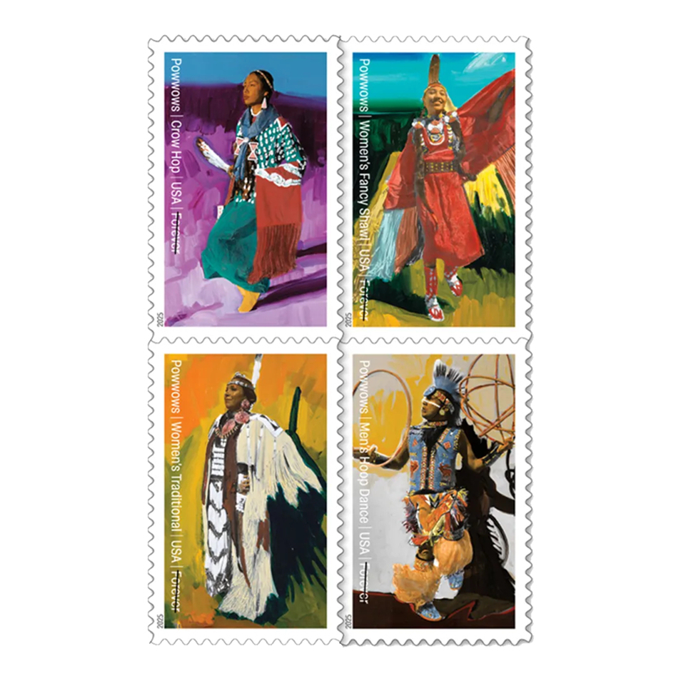 2025 Powwows Celebrating Native American Culture Stamps