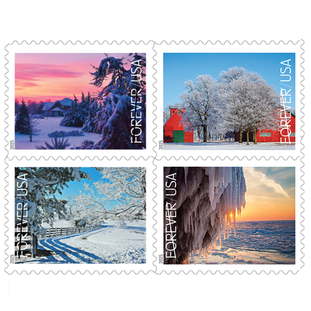 2025 Winter Landscapes Stamps