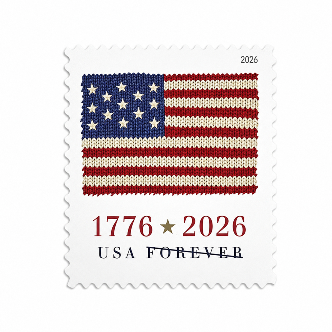2017～2019 & 2022～2026 U.S. FLAG FOREVER STAMPS, ROLLS OF 100