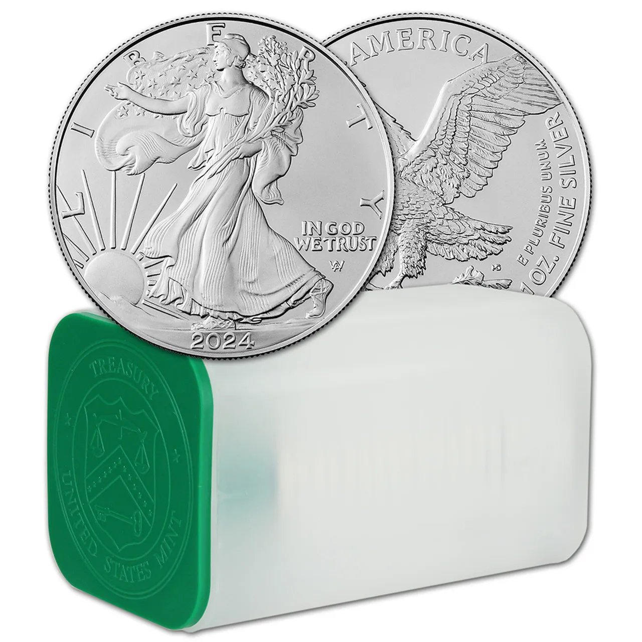 LAST DAY DISCOUNT 2022～2025 AMERICAN EAGLE 1 OZ 99.9% FINE SILVER COINS (W)