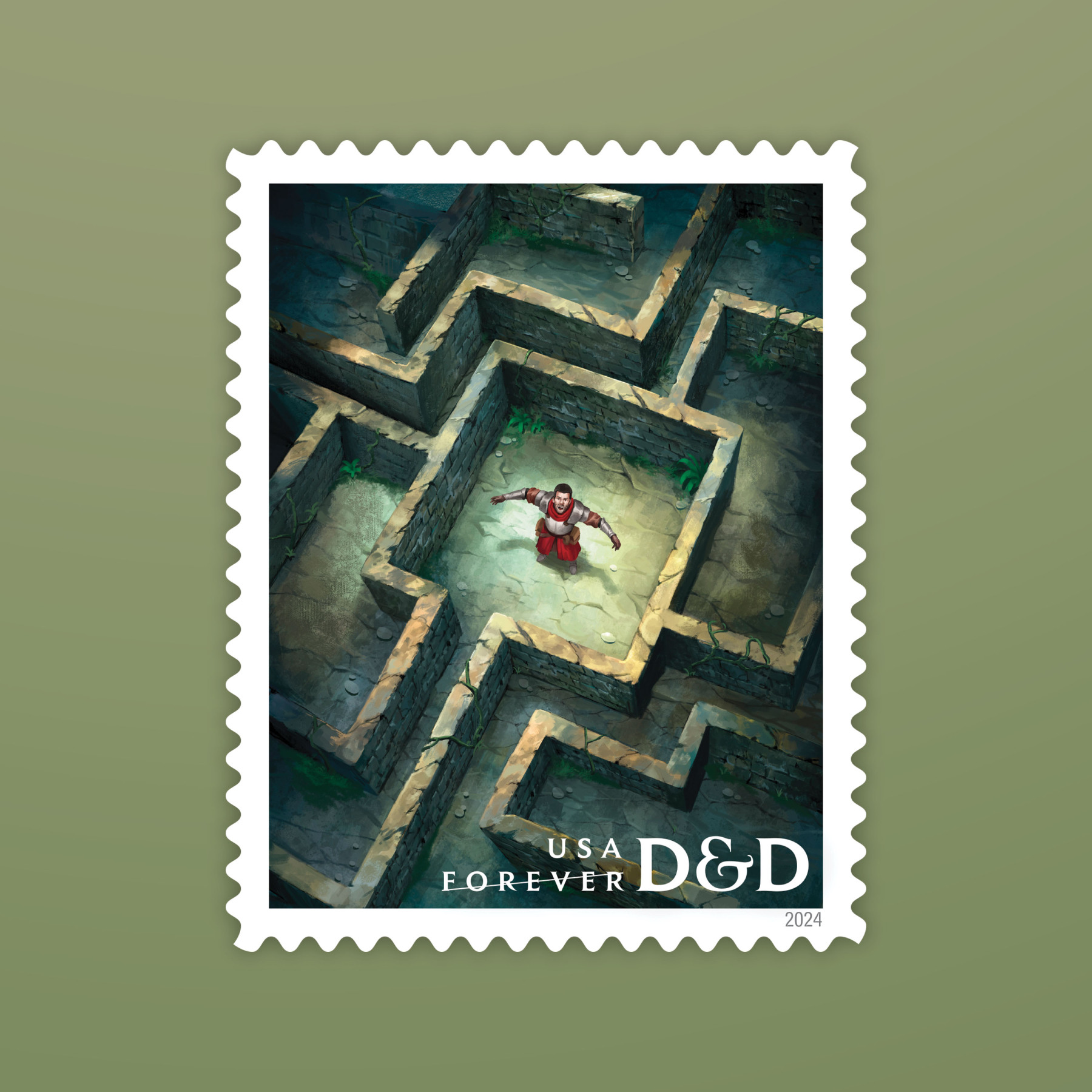2024 Dungeons & Dragons Forever Stamps