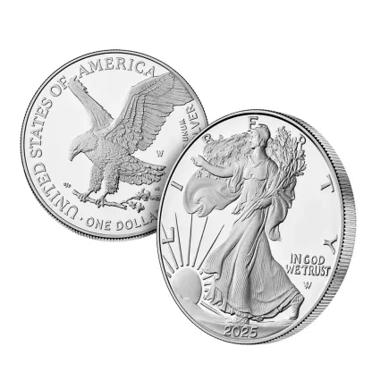 SPECIAL OFFERS 2022～2025 AMERICAN EAGLE 1 OZ 99.9% FINE SILVER COINS (W)
