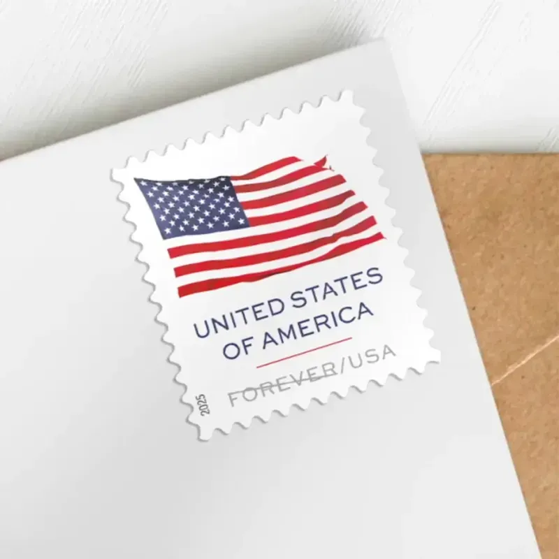 2017～2019 & 2022～2025 U.S. FLAG FOREVER STAMPS, COIL OF 100