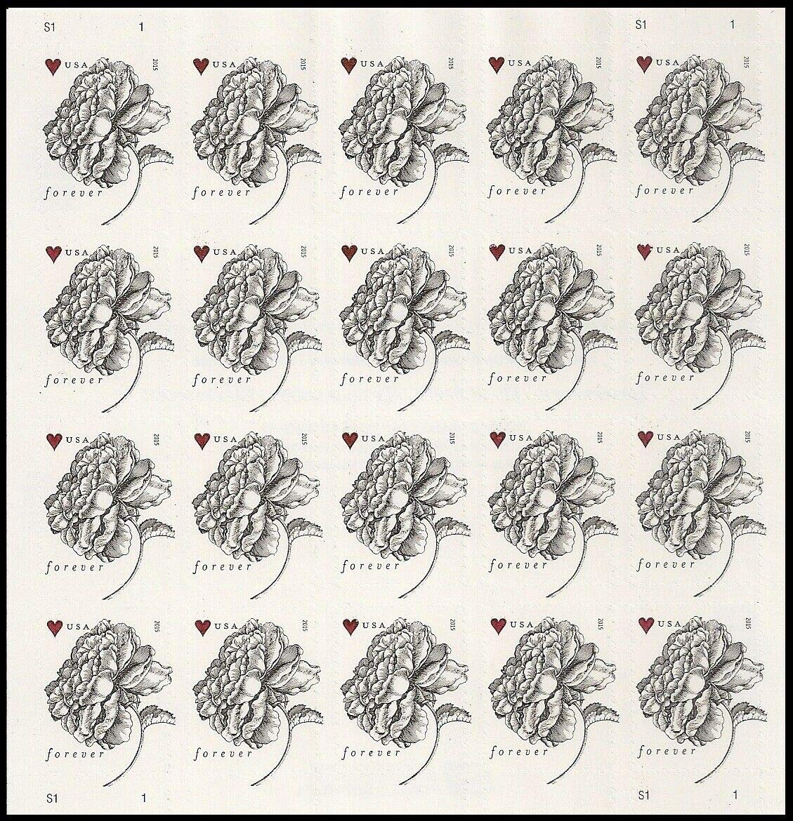2015 Vintage Rose Stamp