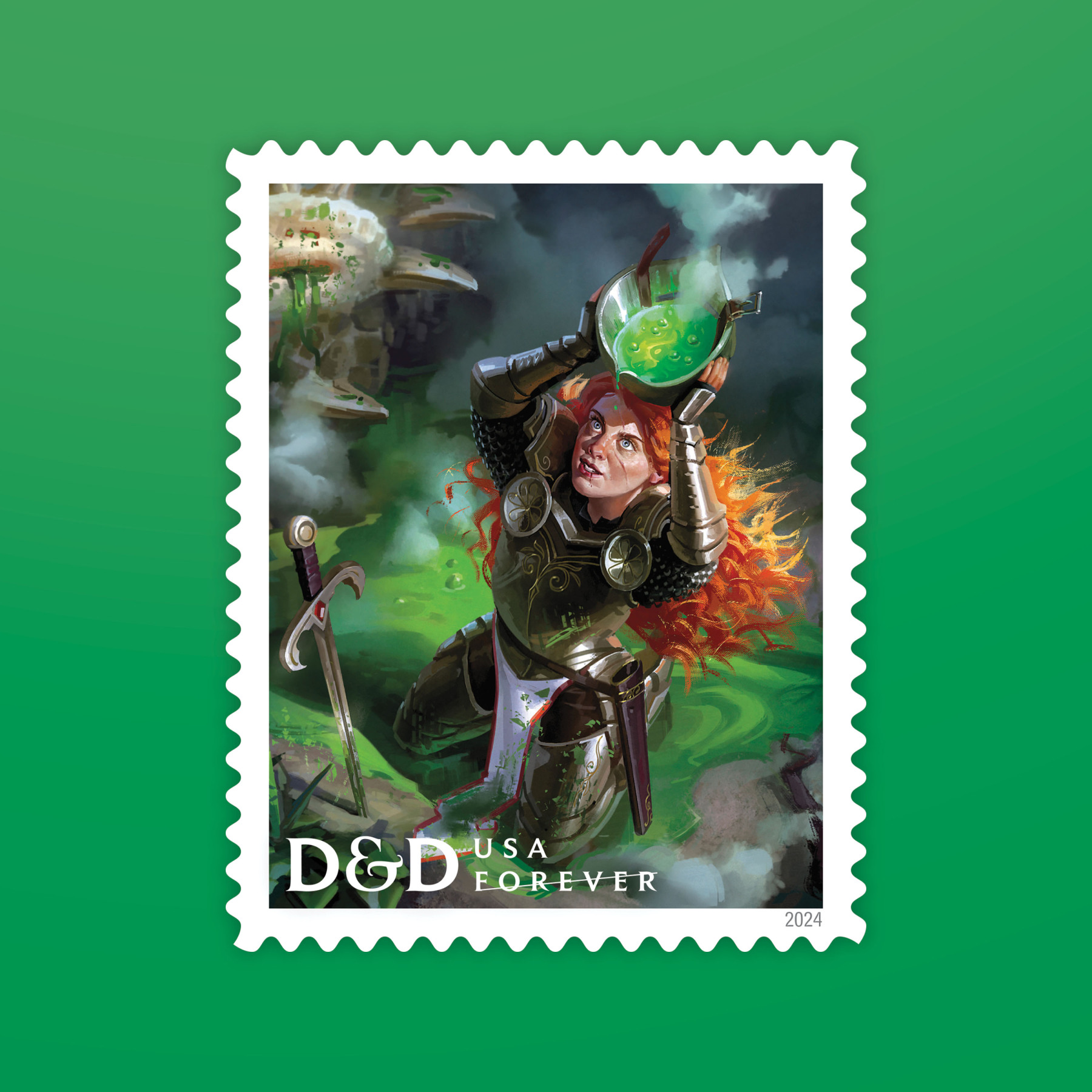 2024 Dungeons & Dragons Forever Stamps