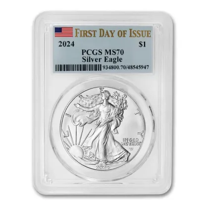 2024 AMERICAN EAGLE ONE OUNCE 99.9% SILVER PROOF COIN