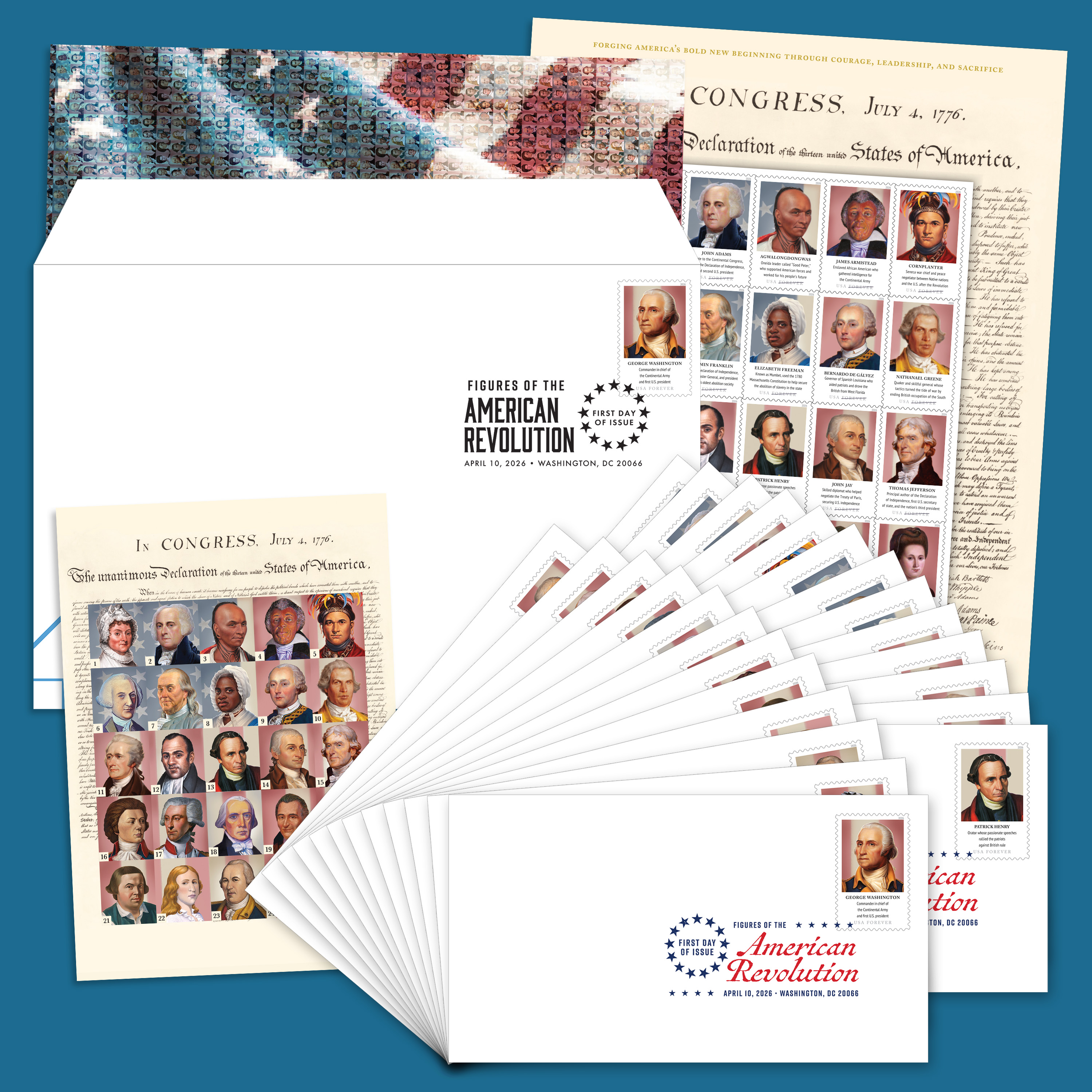 2026 Figures of the American Revolution Stamps