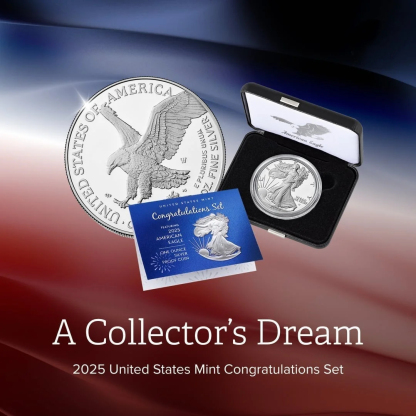 SPOT PRICE OF SILVER 2022-2025 AMERICAN EAGLE 1 OZ 99.9% FINE SILVER COIN (W)