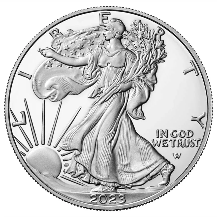 ✨LAST DAY 60% DISCOUNT ✨2021-2024 AMERICAN SILVER EAGLE COINS BRILLIANT UNCIRCULATED