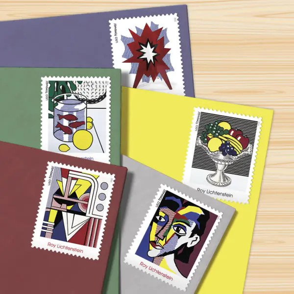 Roy Lichtenstein Stamps 2023