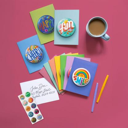2024 Pinback Buttons Forever Stamp