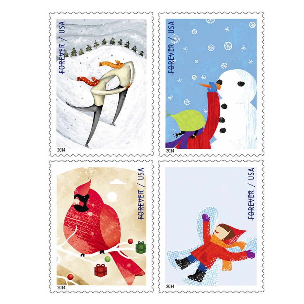 2014 Winter Fun Stamps 