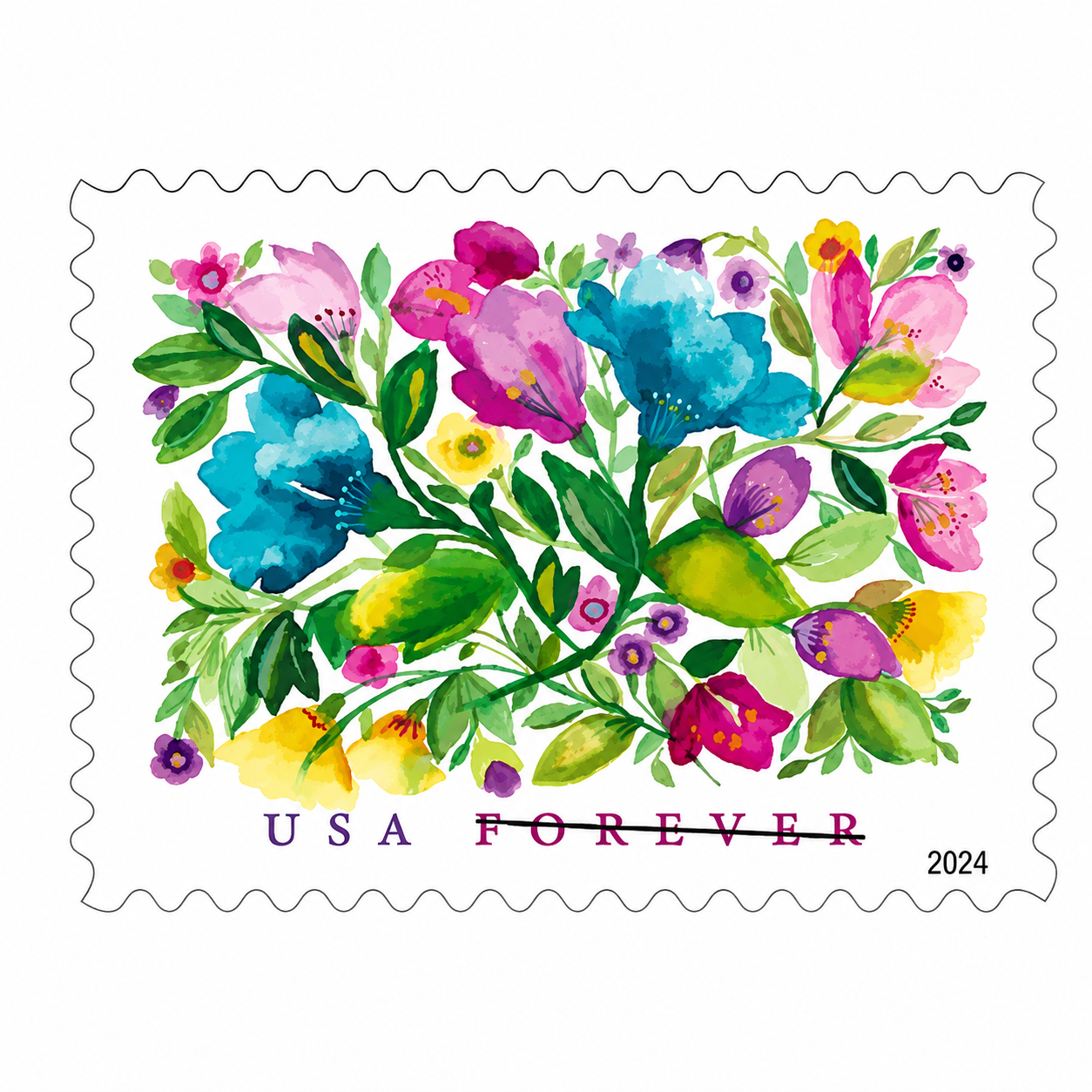2024 Celebration Blooms Stamps 