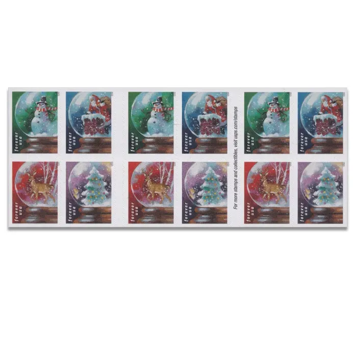 Snow Globes Stamps