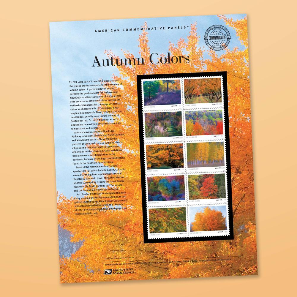 2024 Autumn Colors Forever Stamps