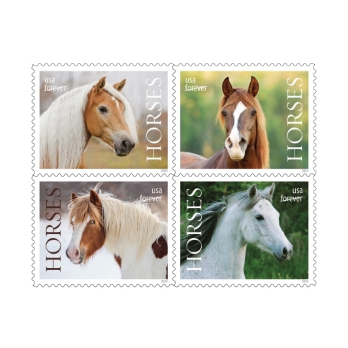 Horses Forever stamps