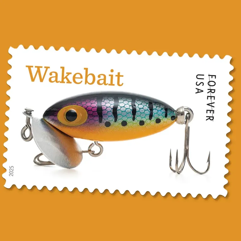 2025 Freshwater Fishing Lures Forever Stamps