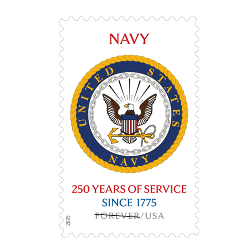 2025 U.S. Navy 250th Stamps