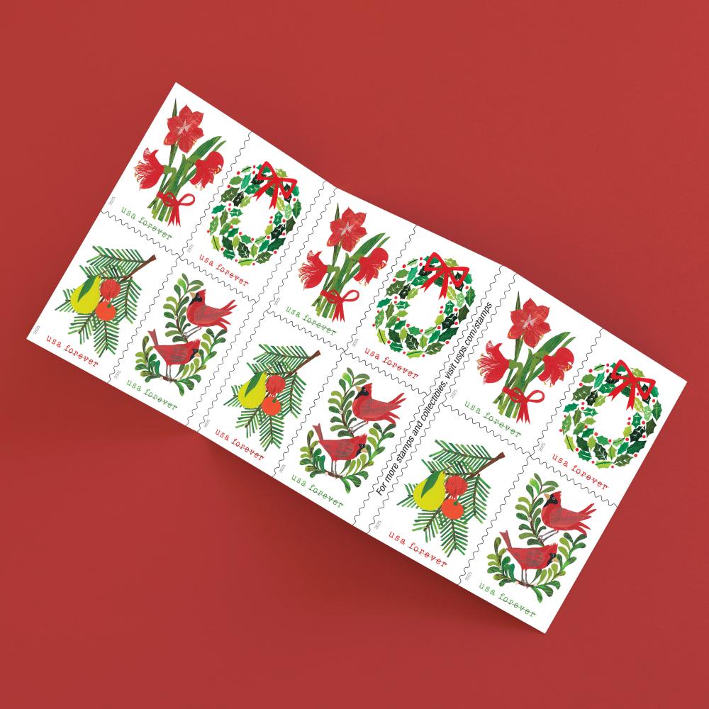 2025 Holiday Cheer Forever Stamps