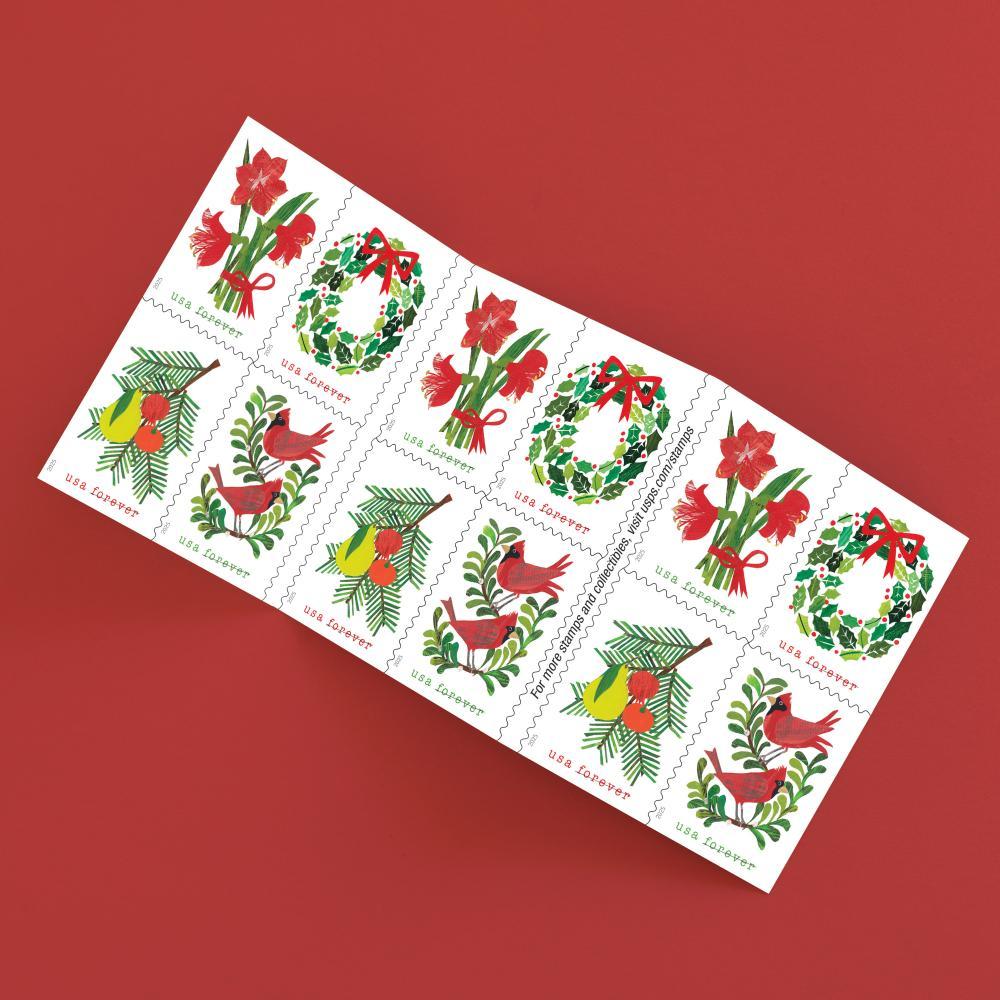 2025 Holiday Cheer Forever Stamps
