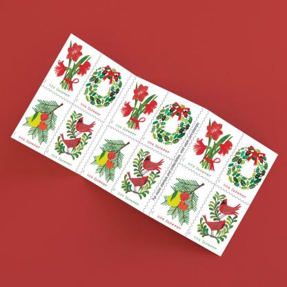 2025 Holiday Cheer Forever Stamps