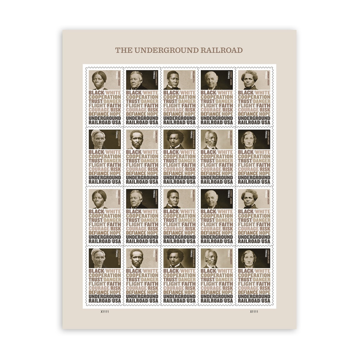 2024 Stamps - The Underground Railroad