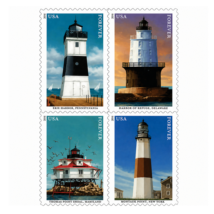 2021 Mid Atlantic Lighthouses Stamps 