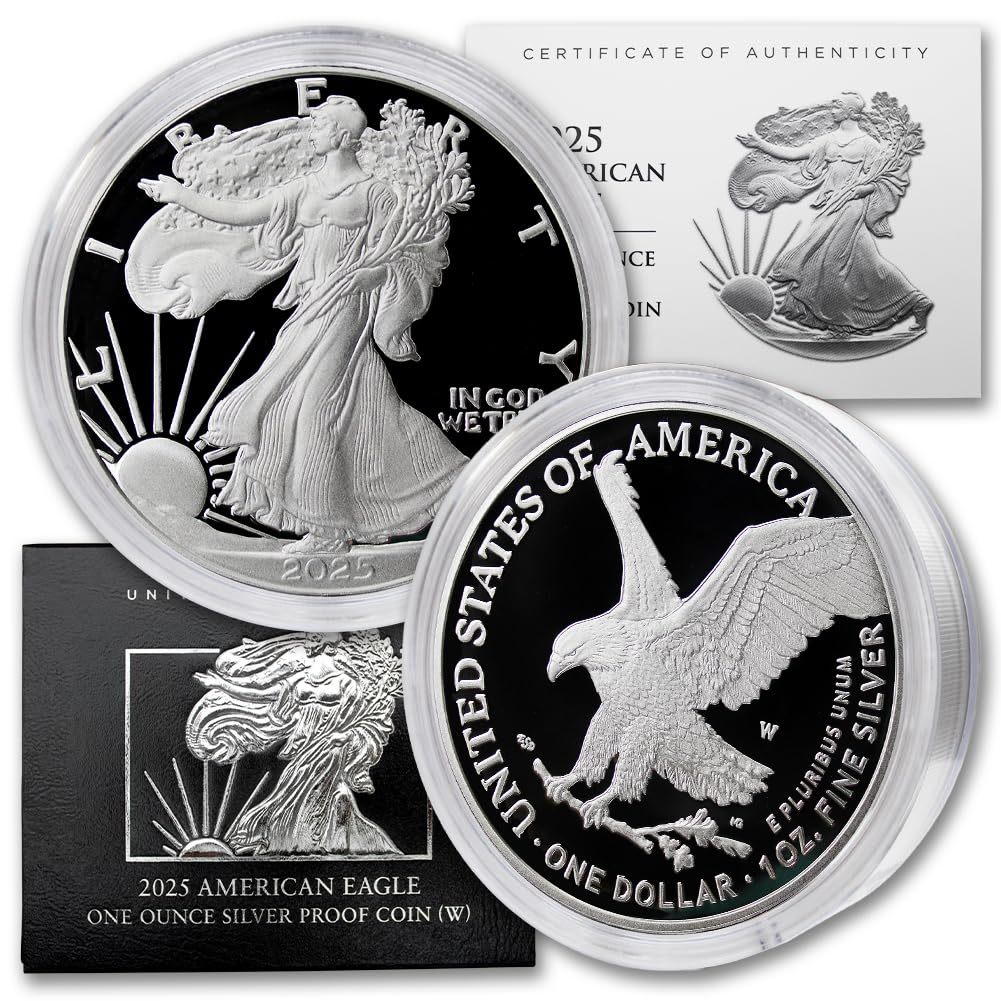 2022～2025 U.S. MINT AMERICAN EAGLE ONE OUNCE 99.9% SILVER PROOF COIN (W)