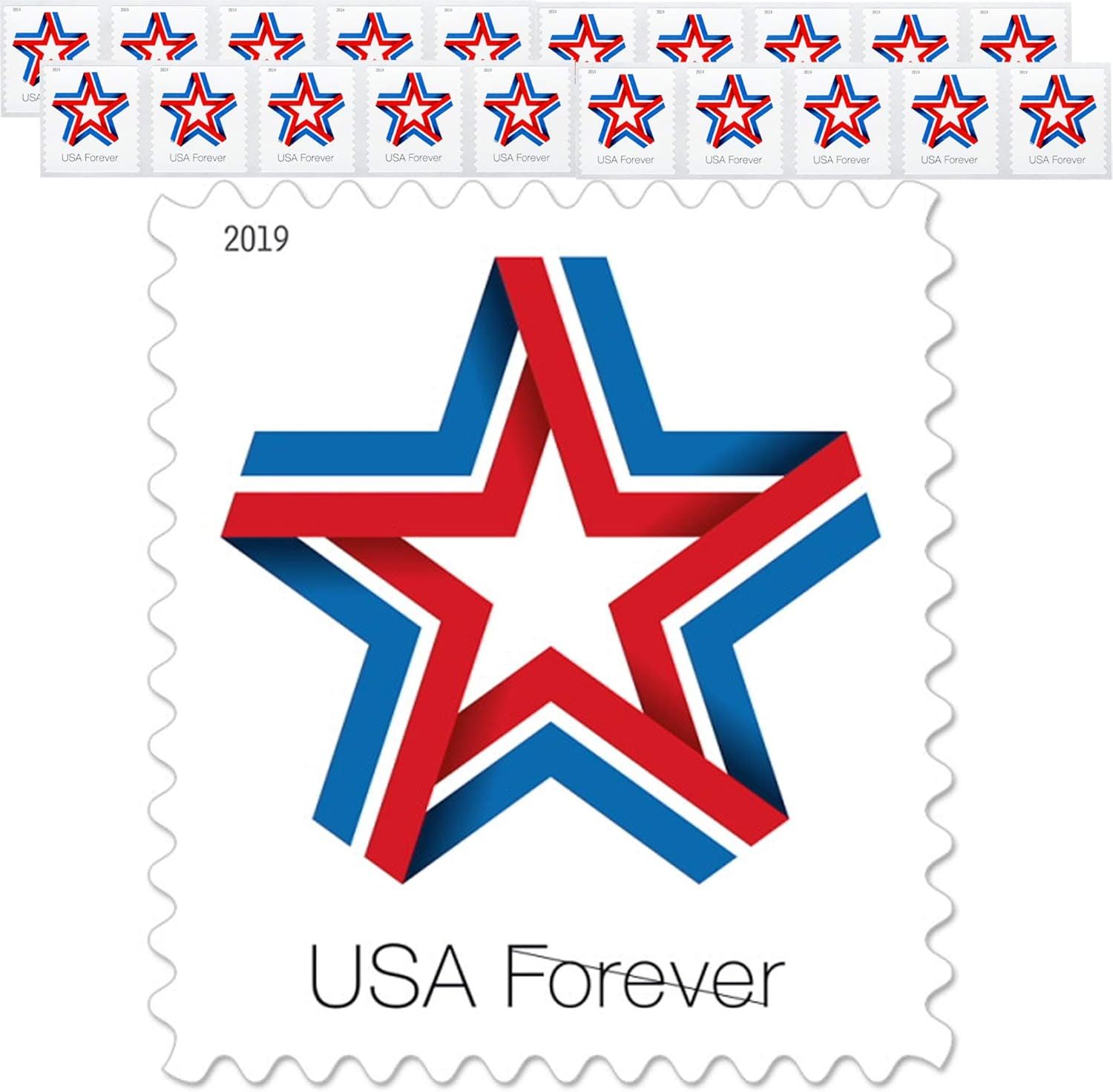 Star Ribbon Stamps