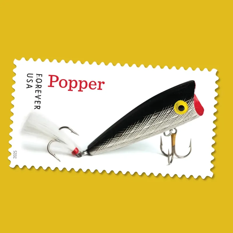 2025 Freshwater Fishing Lures Forever Stamps