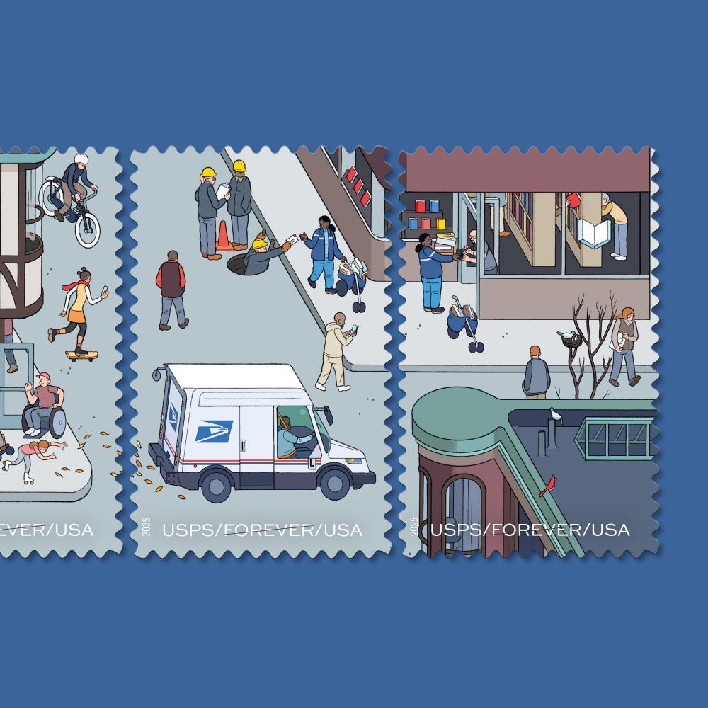 250 Years of Delivering Forever Stamps 2025