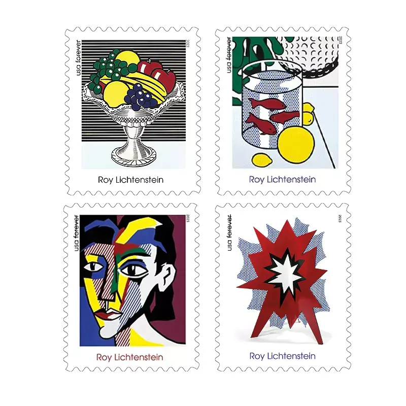 Roy Lichtenstein Stamps 2023