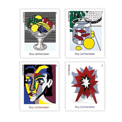 Roy Lichtenstein Stamps 2023