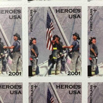 2001 Heroes America responds stamps