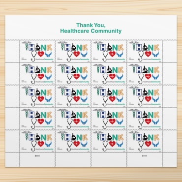 Healthcare Community Forever Stamp 2024