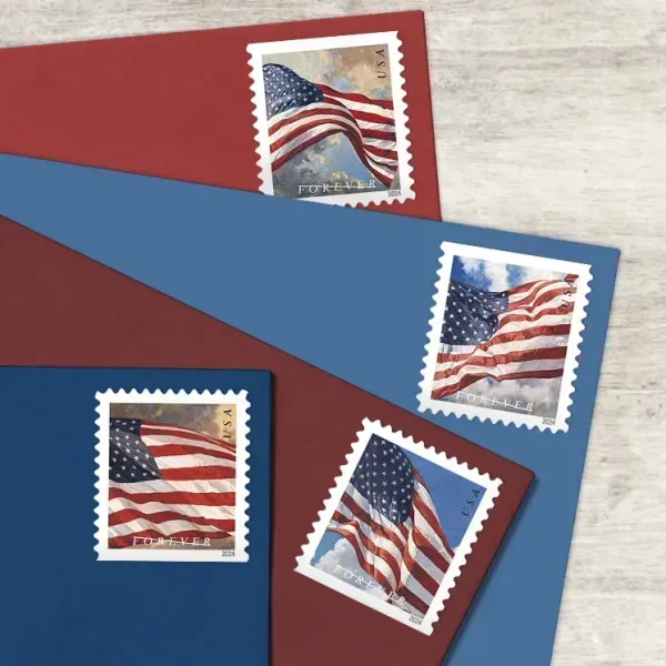2017～2019 & 2022～2025 U.S. FLAG FOREVER STAMPS