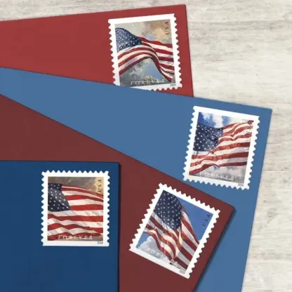 2017～2019 & 2022～2024 U.S. FLAG FOREVER STAMPS