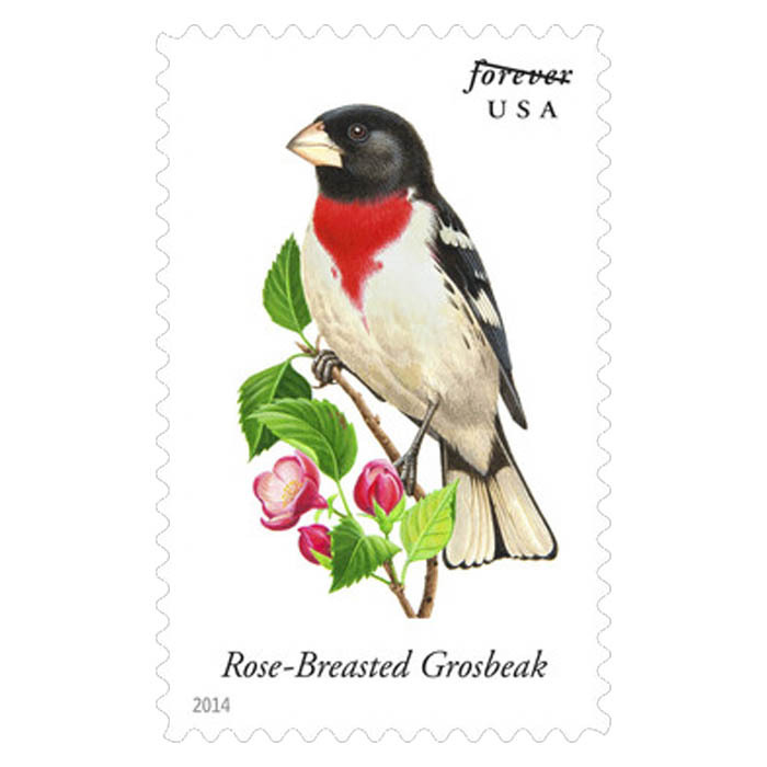 Songbirds Forever Stamps 2014
