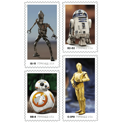 Star Wars Droids Forever Postage Stamps 2022