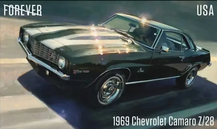 2022 USPS Pony Cars Stamps